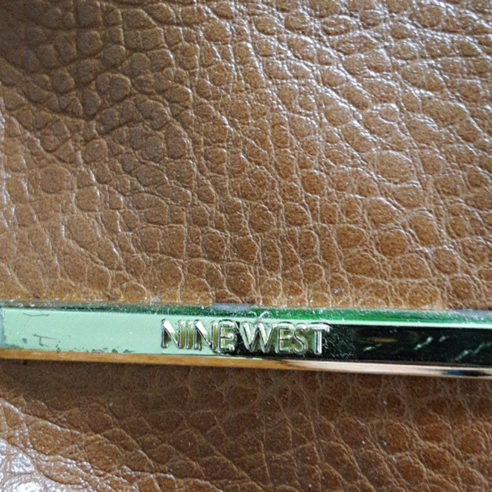 Nine west caramel colored purse - Picture 2 of 9